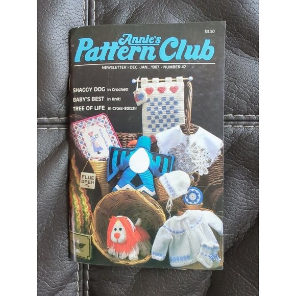 Annie's Pattern Club Other - Annie's Pattern Club Newsletter Magazine | December/January 1987 | Number 47